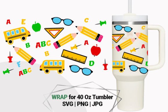 Graduation Wrap for 40 Oz Tumbler