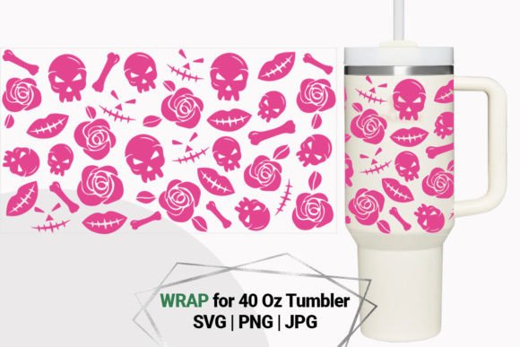 Halloween Print Wrap for 40 Oz Tumbler