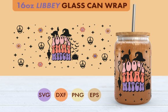 Halloween That Witch SVG 16oz Libbey Cup